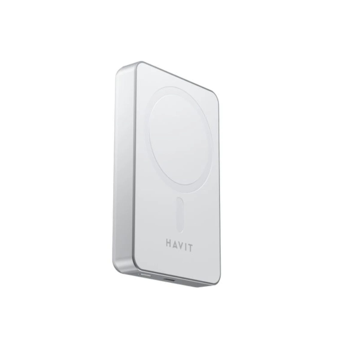 HAVIT PB5216 5000mAh Magnetic Wireless Power Bank – White HAVIT PB5216 5000mAh Magnetic Wireless Power Bank – White